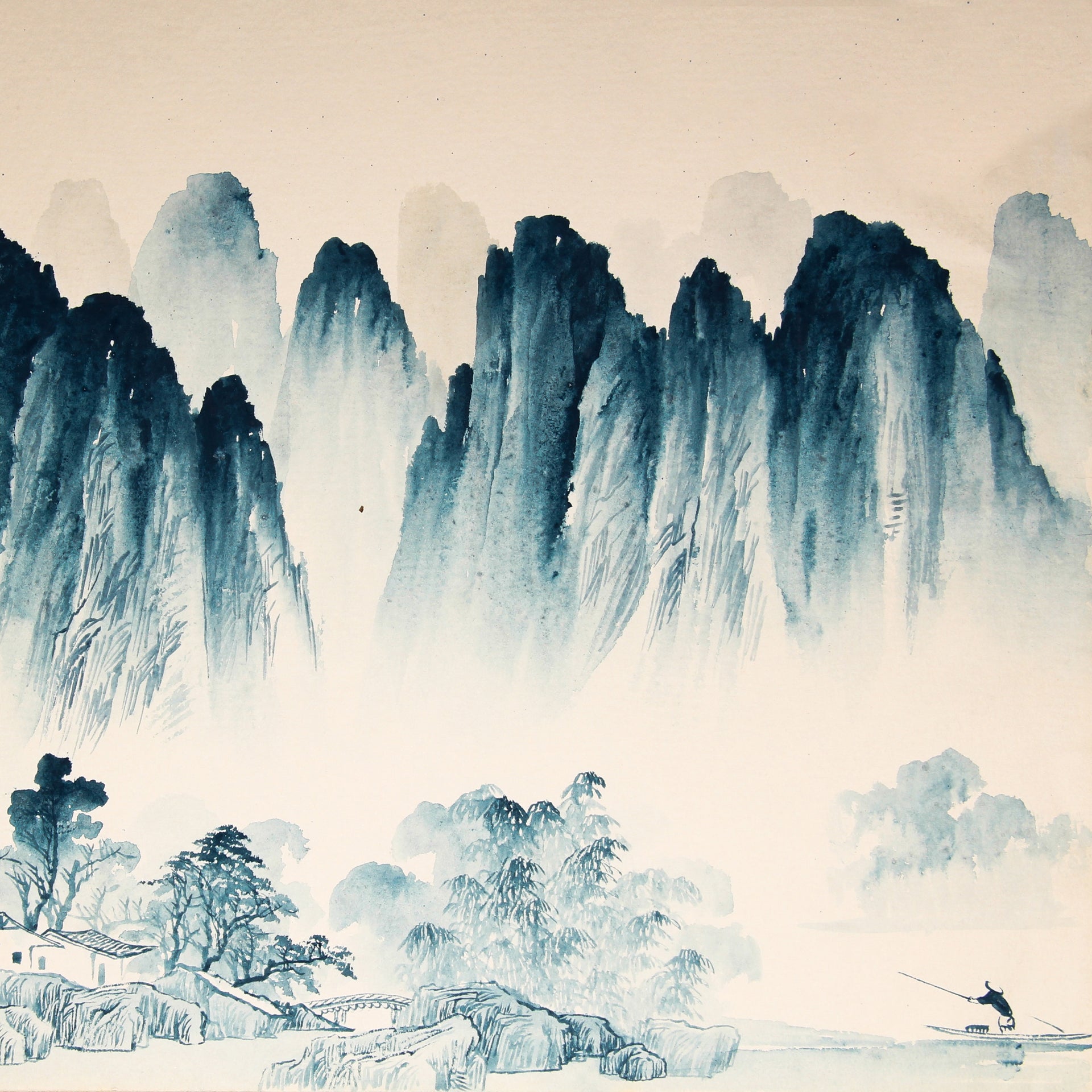 Antique Chinese Landscape