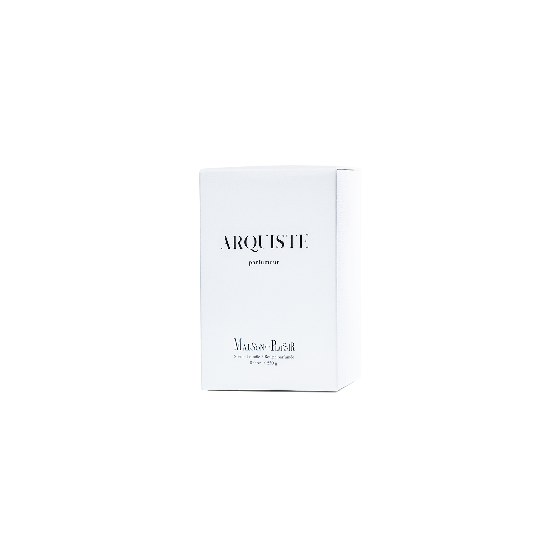 White box with 'Arquiste' branding on a white background