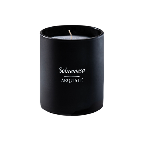 Sobremesa Arquiste black candle