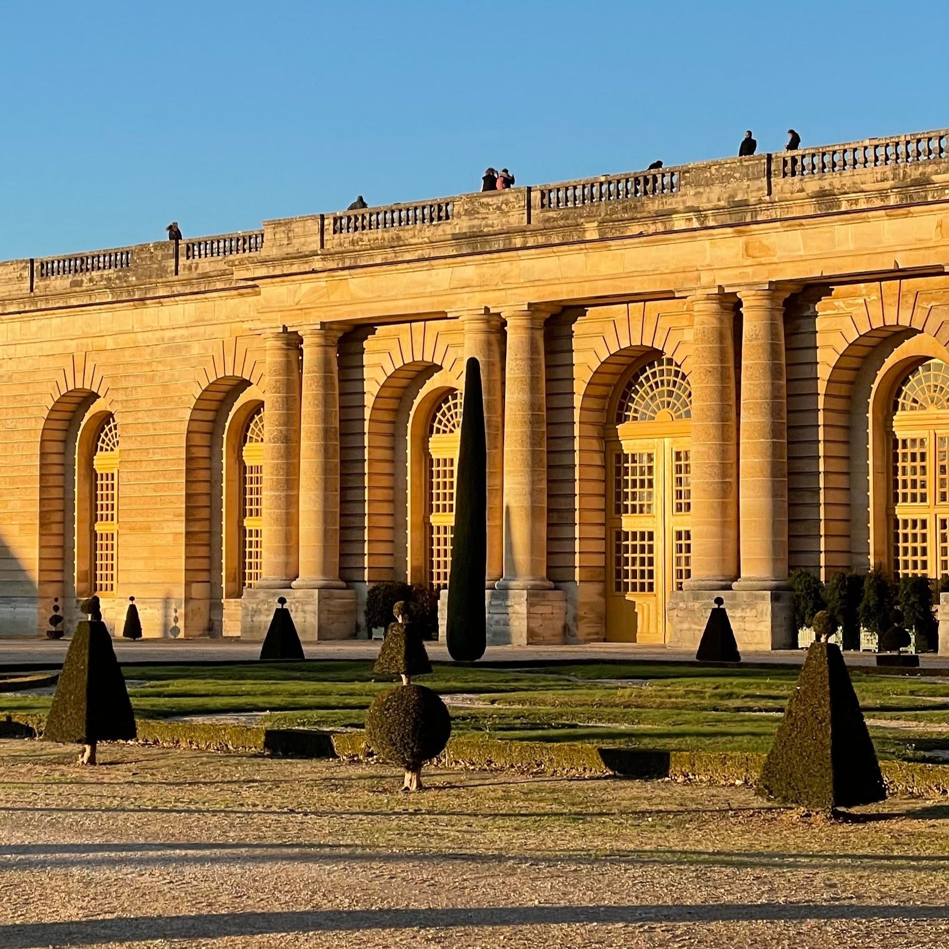 GOLDEN LIGHT AT PARTERRE DU MIDI_THE GRAND ORANGERY AT VERSAILLES