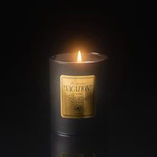 Load image into Gallery viewer, Vacation Black Label Candle Lit